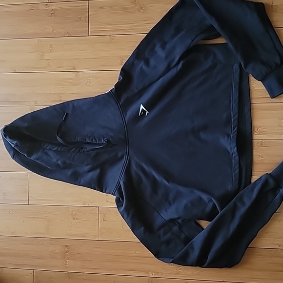 Gymshark cropped hoodie fleece lining SZ M - Picture 2 of 14